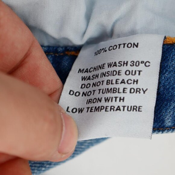 Racer worldwide jeans Women's 26 L32.5 Washed Ice Patch denim cotton streetwear - Picture 14 of 14